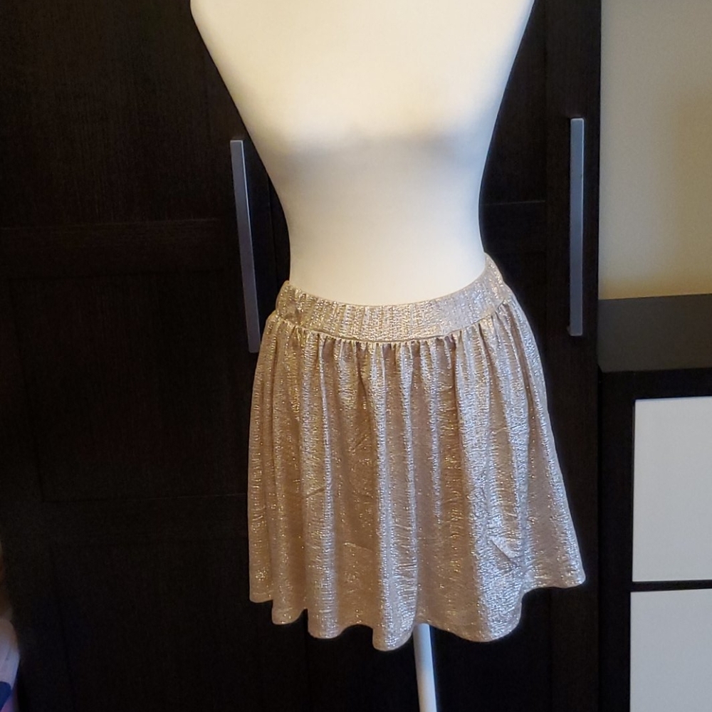 Gold skirt